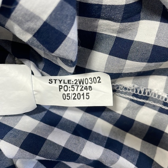 Vineyard Vines Womens Buffalo Plaid Button Down Shirt Size 2 - Picture 7 of 10